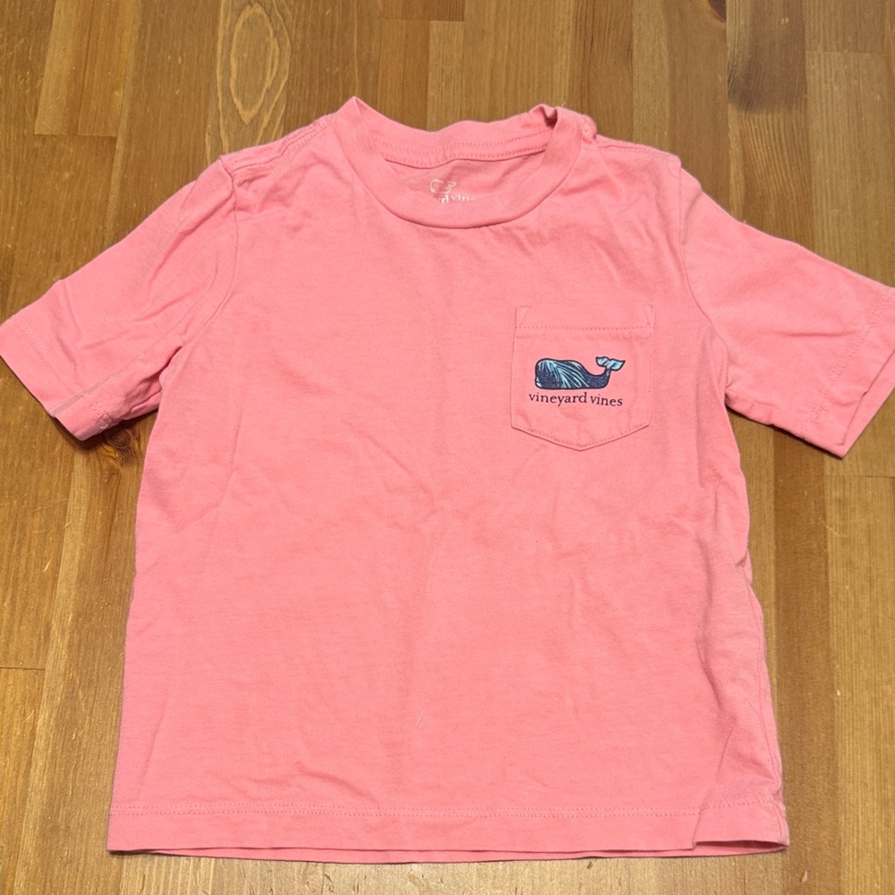 Vineyard Vines Kids Coral Tee Size 2T